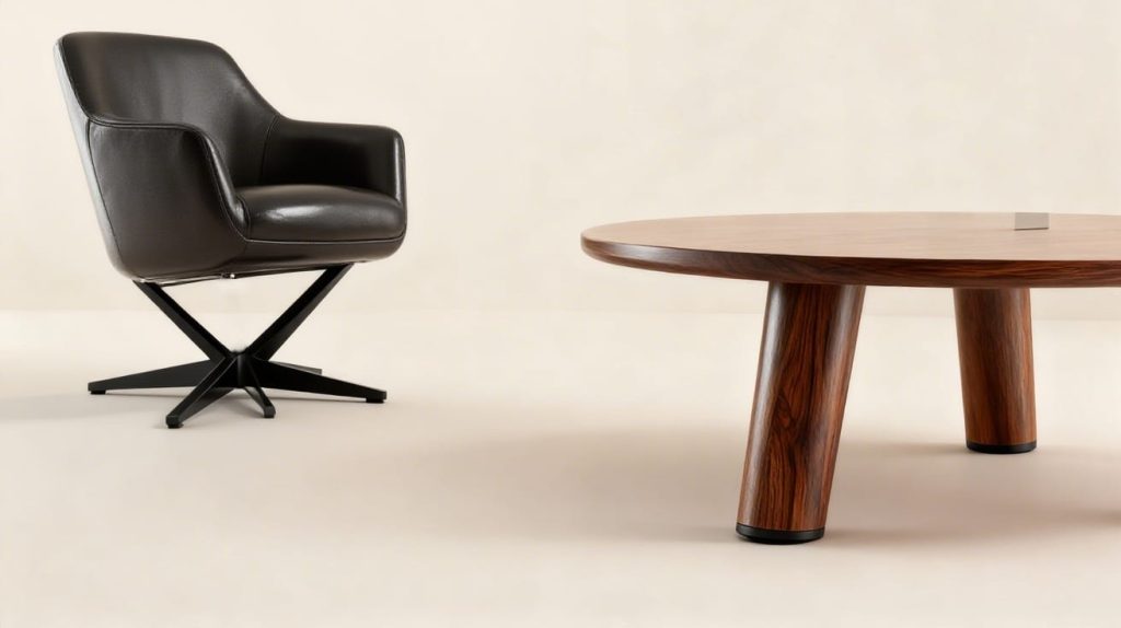 furniture legs Wood vs. Metal vs. Plastic 01